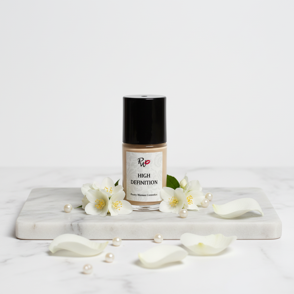 Ivory HD Foundation for Fair to Light Skin Tones — Hero Shot | Pretty Woman Cosmetics