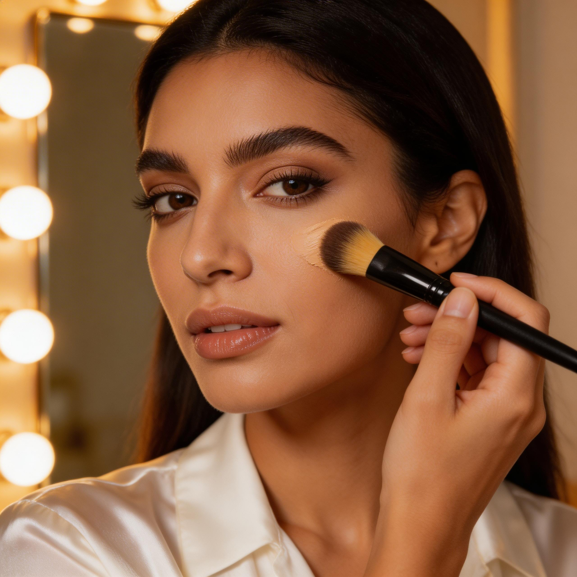 Foundation Brush by Pretty Woman Cosmetics - Lifestyle